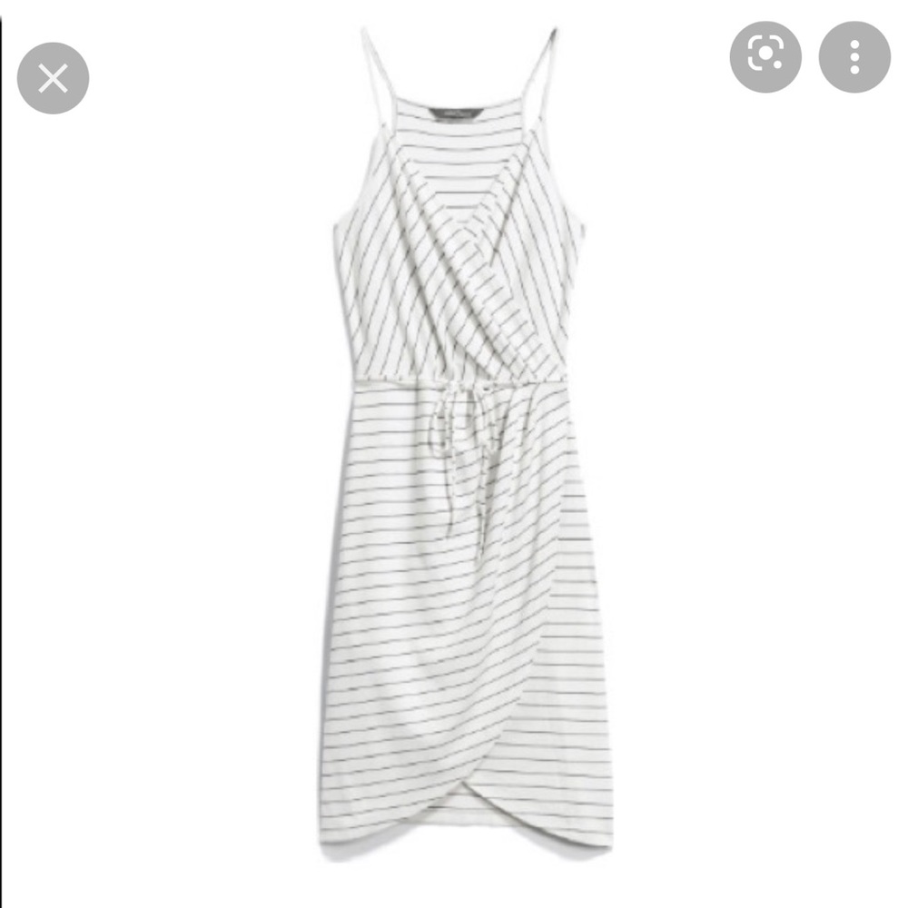 Faux Wrap Knit Dress